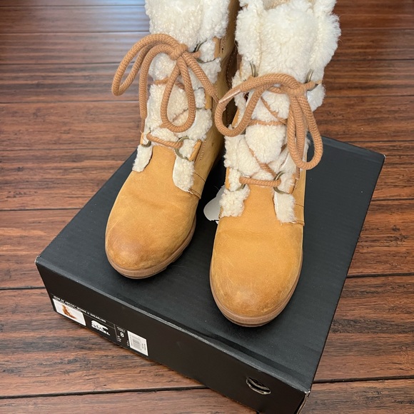 Joan of Arctic wedge ll shearling - Picture 3 of 6